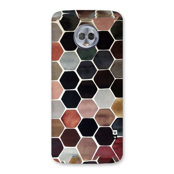 Elite Pastel Hexagons Back Case for Moto G6