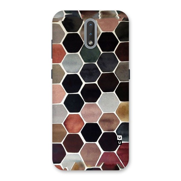 Elite Pastel Hexagons Back Case for Nokia 2.3