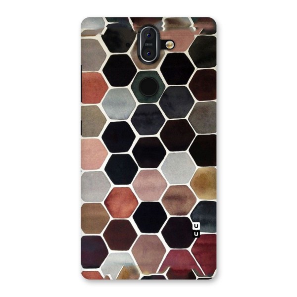 Elite Pastel Hexagons Back Case for Nokia 8 Sirocco