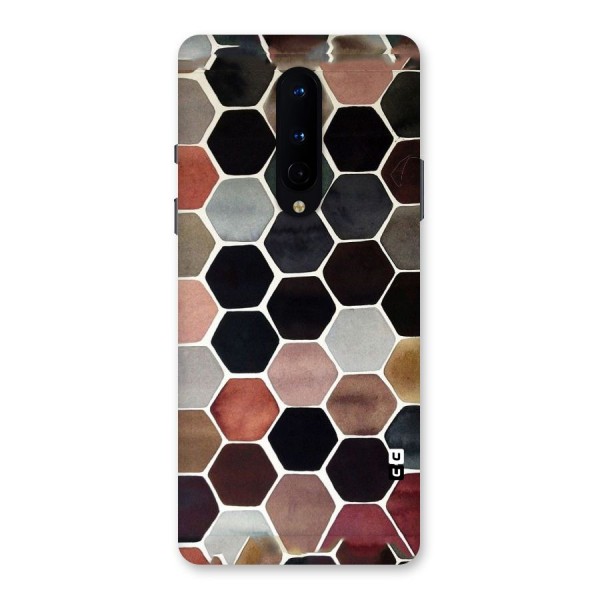 Elite Pastel Hexagons Back Case for OnePlus 8