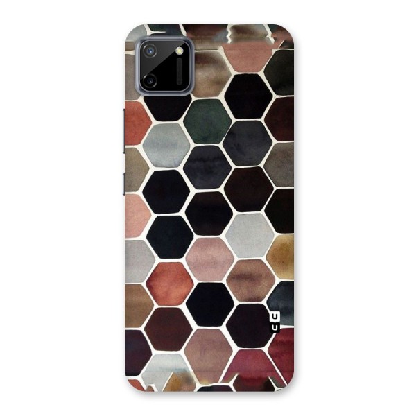 Elite Pastel Hexagons Back Case for Realme C11