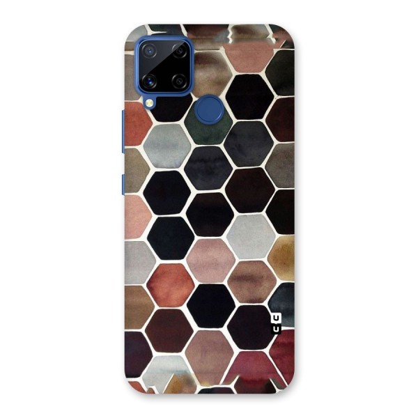 Elite Pastel Hexagons Back Case for Realme C12