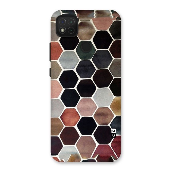 Elite Pastel Hexagons Back Case for Redmi 9C