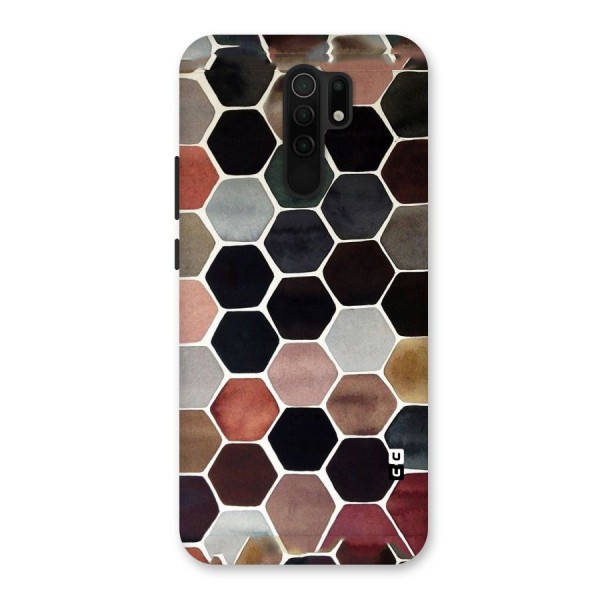 Elite Pastel Hexagons Back Case for Redmi 9 Prime