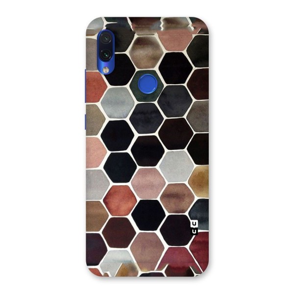 Elite Pastel Hexagons Back Case for Redmi Note 7