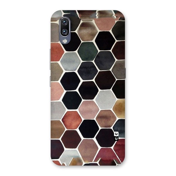 Elite Pastel Hexagons Back Case for Vivo NEX