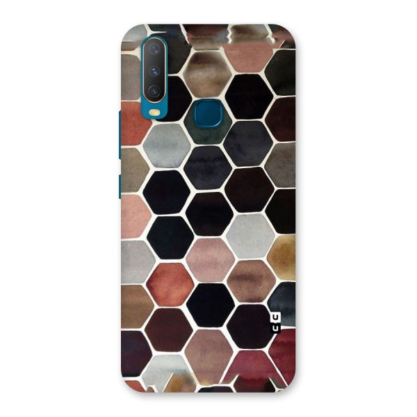 Elite Pastel Hexagons Back Case for Vivo U10