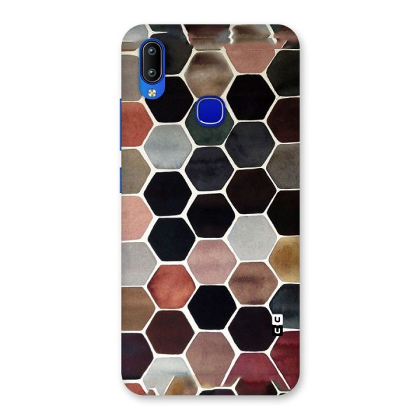 Elite Pastel Hexagons Back Case for Vivo Y91