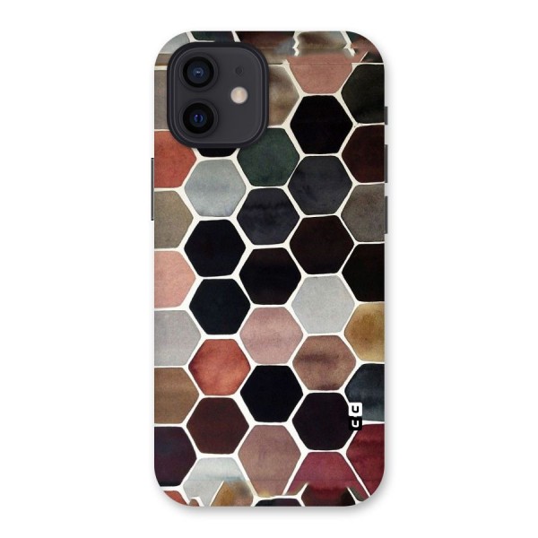 Elite Pastel Hexagons Back Case for iPhone 12