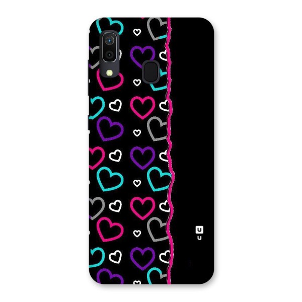 Empty Hearts Back Case for Galaxy A20