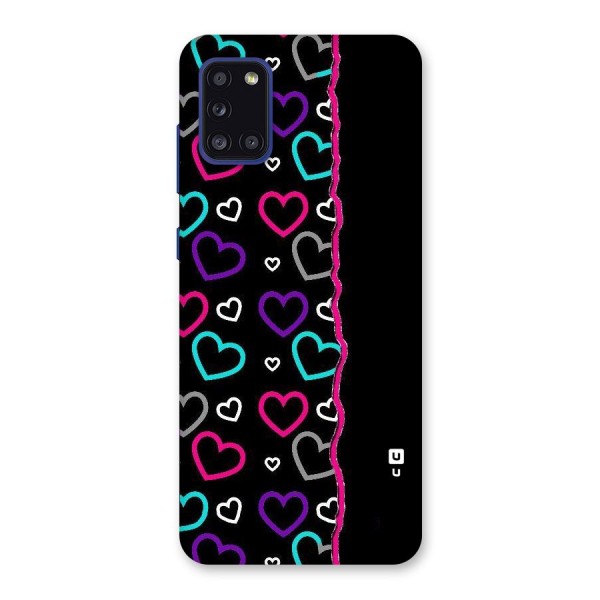 Empty Hearts Back Case for Galaxy A31