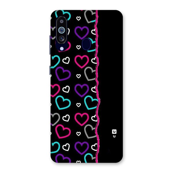 Empty Hearts Back Case for Galaxy A60