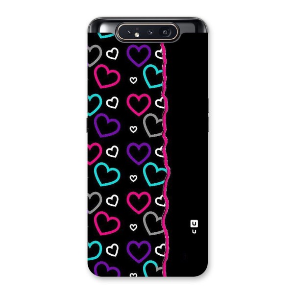 Empty Hearts Back Case for Galaxy A80