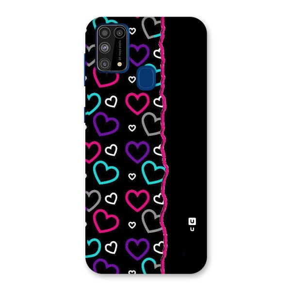 Empty Hearts Back Case for Galaxy F41