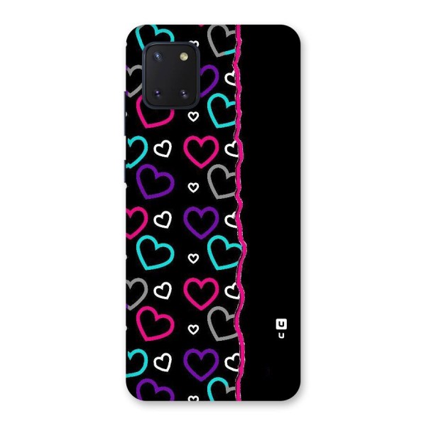 Empty Hearts Back Case for Galaxy Note 10 Lite