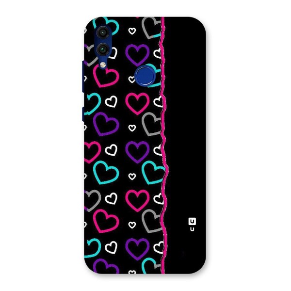 Empty Hearts Back Case for Honor 8C