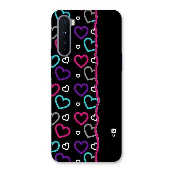 Empty Hearts Back Case for OnePlus Nord