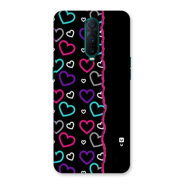 Empty Hearts Back Case for Oppo R17 Pro