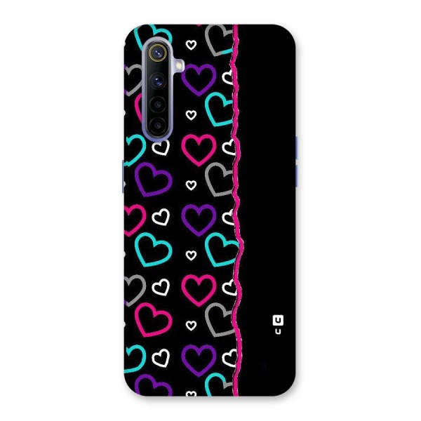 Empty Hearts Back Case for Realme 6