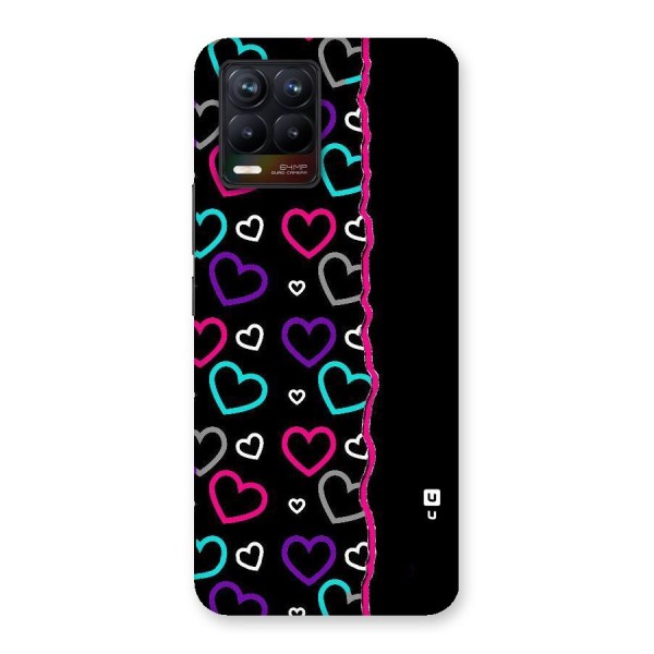 Empty Hearts Back Case for Realme 8