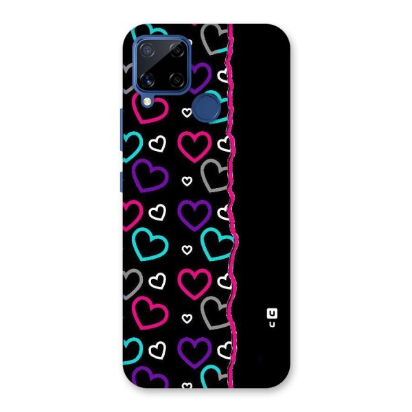 Empty Hearts Back Case for Realme C12