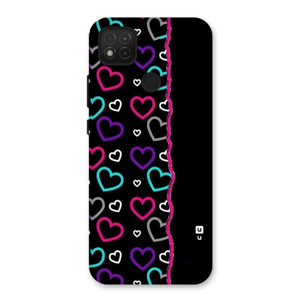 Empty Hearts Back Case for Redmi 9C