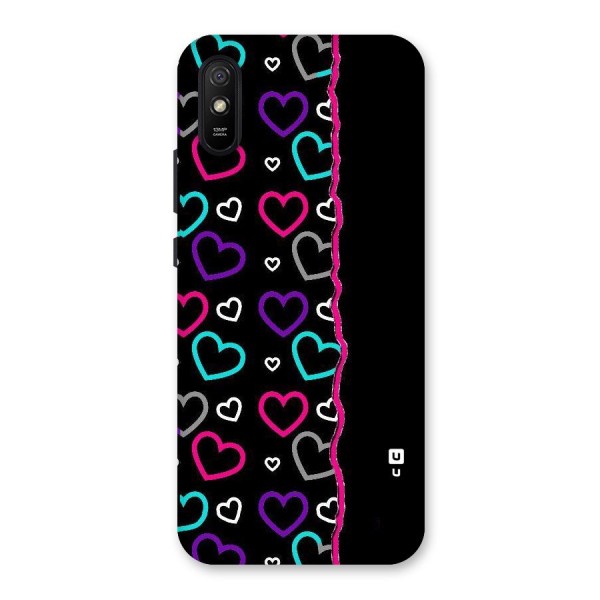 Empty Hearts Back Case for Redmi 9i