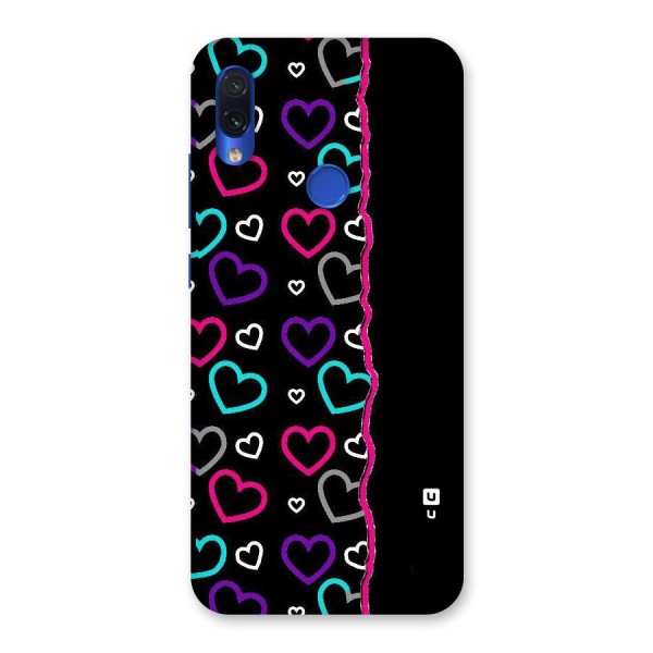 Empty Hearts Back Case for Redmi Note 7