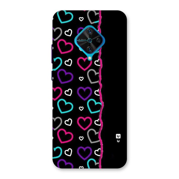 Empty Hearts Back Case for Vivo S1 Pro