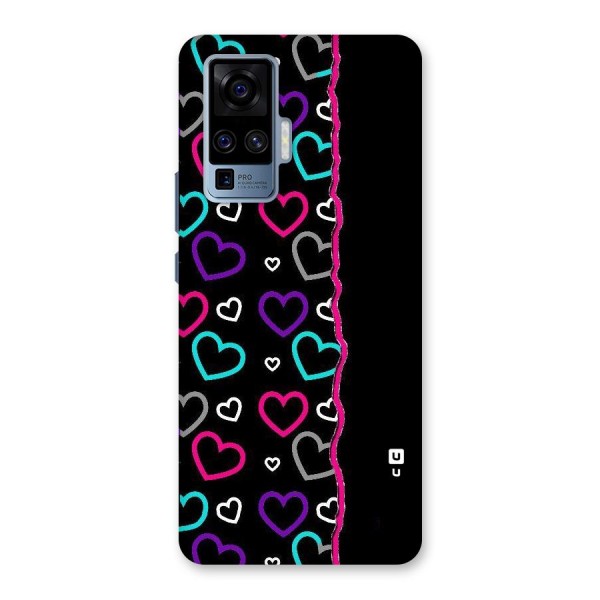 Empty Hearts Back Case for Vivo X50 Pro