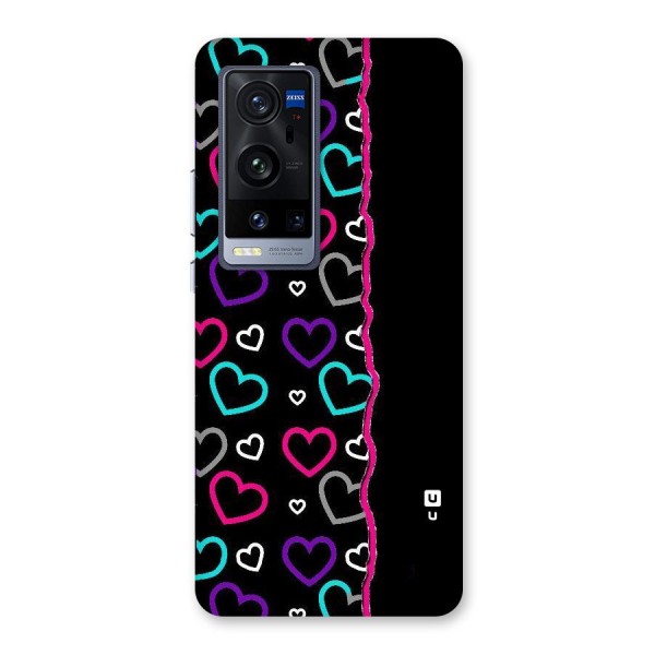 Empty Hearts Back Case for Vivo X60 Pro Plus