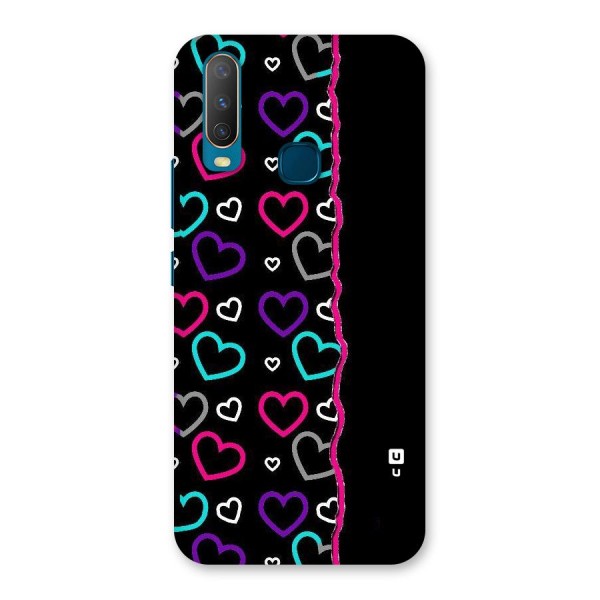 Empty Hearts Back Case for Vivo Y15