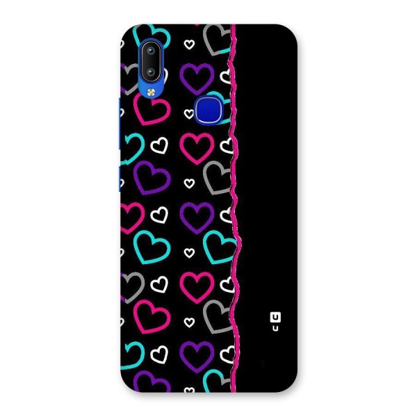 Empty Hearts Back Case for Vivo Y91