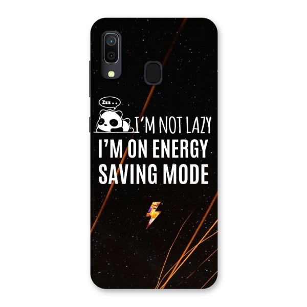 Energy Saving Mode Back Case for Galaxy A20