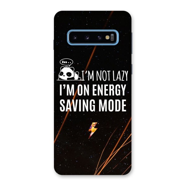 Energy Saving Mode Back Case for Galaxy S10