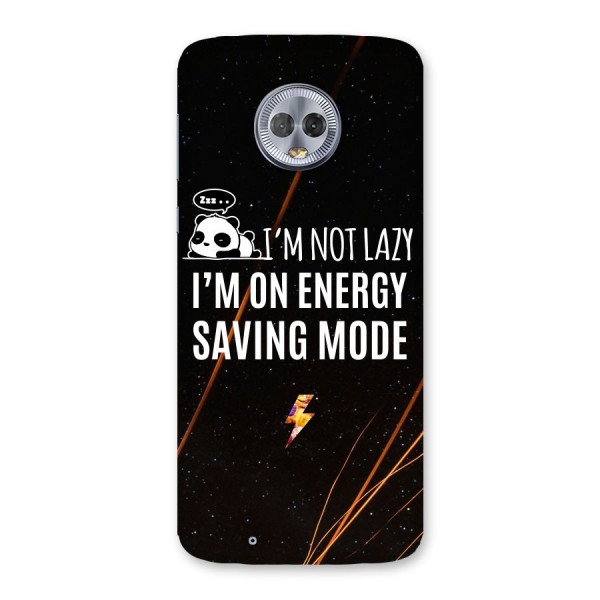 Energy Saving Mode Back Case for Moto G6