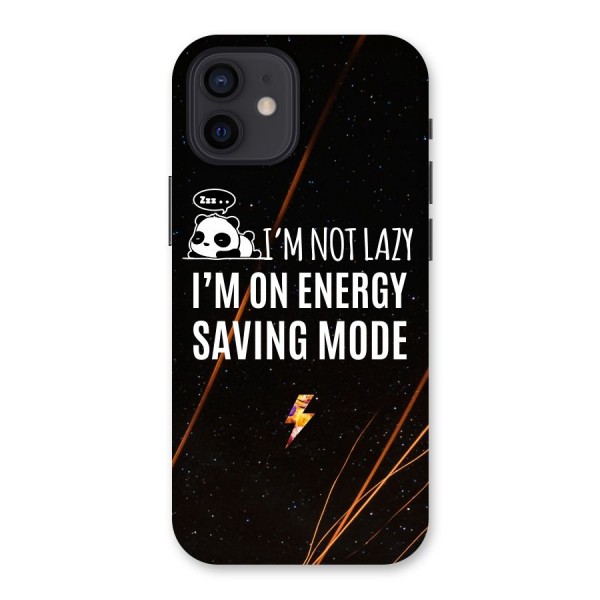 Energy Saving Mode Back Case for iPhone 12