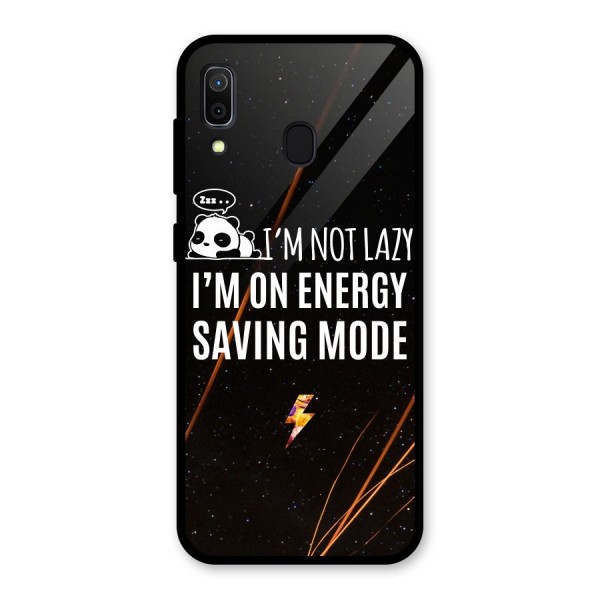 Energy Saving Mode Glass Back Case for Galaxy A30