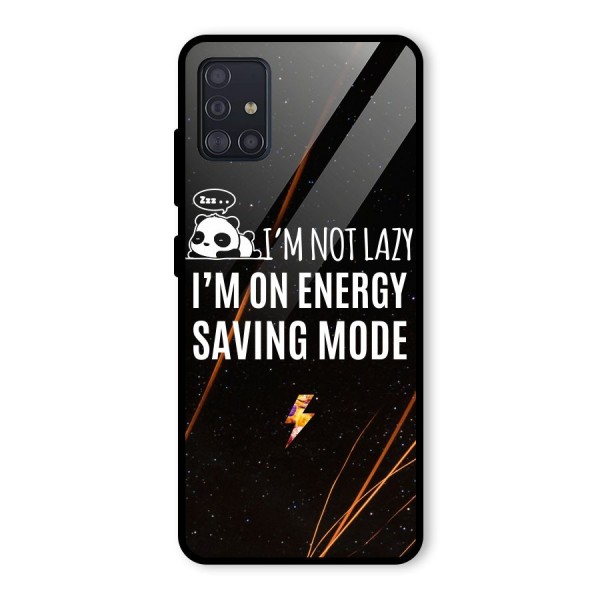 Energy Saving Mode Glass Back Case for Galaxy A51