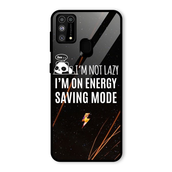 Energy Saving Mode Glass Back Case for Galaxy M31