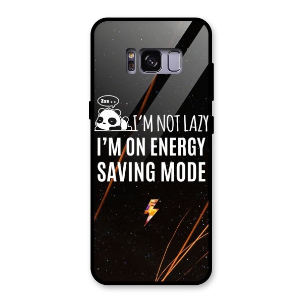 Energy Saving Mode Glass Back Case for Galaxy S8