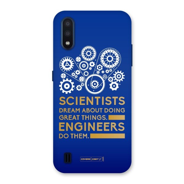 Engineer Back Case for Galaxy M01