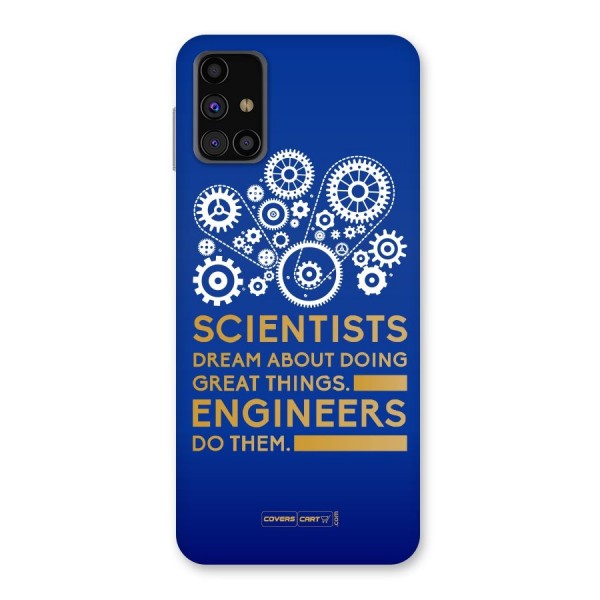 Engineer Back Case for Galaxy M31s