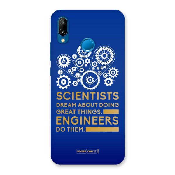 Engineer Back Case for Huawei P20 Lite