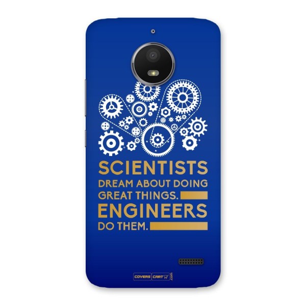 Engineer Back Case for Moto E4