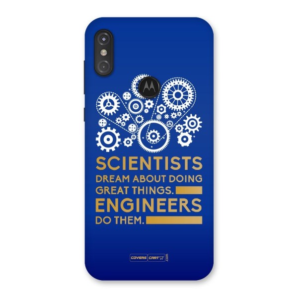 Engineer Back Case for Motorola One Power