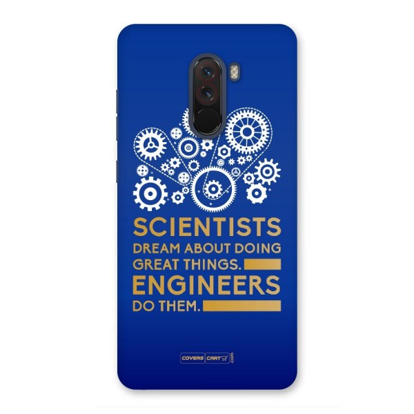 Engineer Back Case for Poco F1