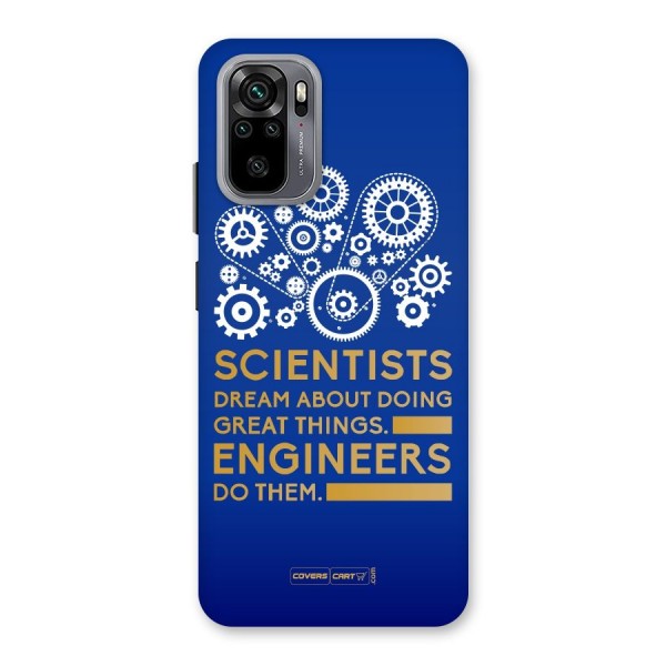 Engineer Back Case for Redmi Note 10