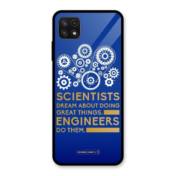 Engineer Glass Back Case for Galaxy A22 5G