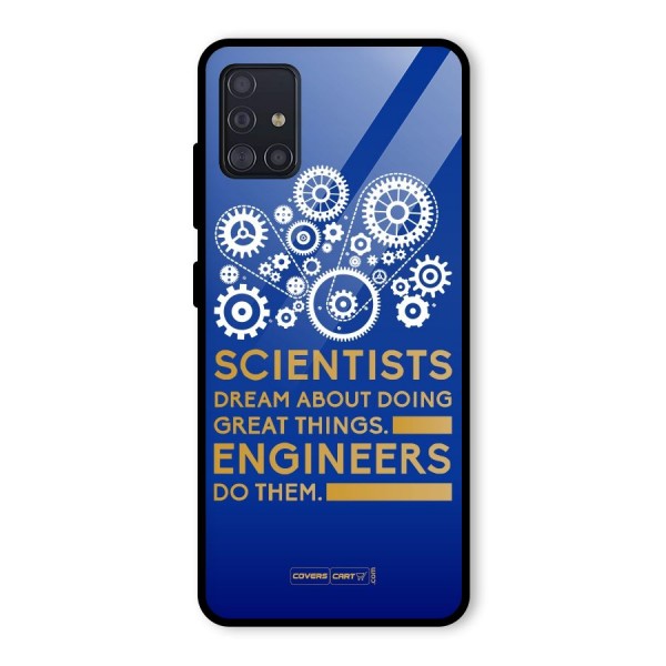 Engineer Glass Back Case for Galaxy A51